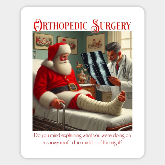 Santa Meets Ortho Magnet by MilesNovelTs